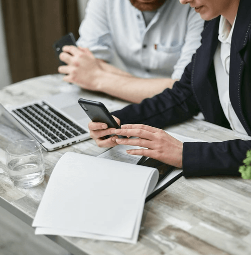 Brystkreftstudie illustrasjon av supportteam